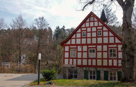 Liebevolle alte Gebäude und hochmoderne neue: Zusammen bilden sie die Weihermühle.